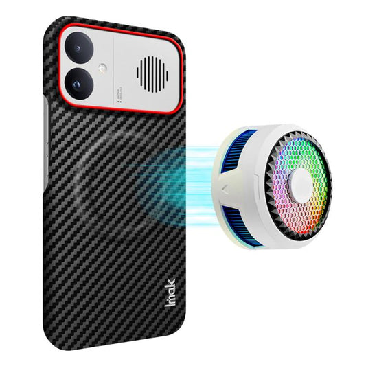 imak Ruiyi Series Red Ring Carbon Fiber Texture Magnetic Phone Case, For Redmi K90 Max 5G, For Redmi Turbo 5 Max 5G / Poco X8 Pro Max 5G, For Redmi Turbo 5 5G / Poco X8 Pro 5G, For Redmi K90 Pro Max / Poco F8 Ultra 5G, For Redmi K90 / Poco F8 Pro 5G