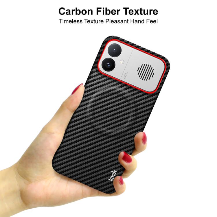 imak Ruiyi Series Red Ring Carbon Fiber Texture Magnetic Phone Case, For Redmi K90 Max 5G, For Redmi Turbo 5 Max 5G / Poco X8 Pro Max 5G, For Redmi Turbo 5 5G / Poco X8 Pro 5G, For Redmi K90 Pro Max / Poco F8 Ultra 5G, For Redmi K90 / Poco F8 Pro 5G