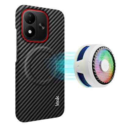 imak Ruiyi Series Red Ring Carbon Fiber Texture Magnetic Phone Case, For Redmi Note 17 4G / 5G Global 169.7mm, For Redmi Note 17 Pro 5G Global 163.5mm, For Redmi K100 Pro Max 5G / Poco F9 Ultra 5G, For Redmi K100 Pro 5G / Poco F9 Pro 5G                ...