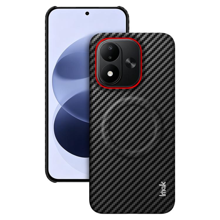 imak Ruiyi Series Red Ring Carbon Fiber Texture Magnetic Phone Case, For Redmi Note 17 4G / 5G Global 169.7mm, For Redmi Note 17 Pro 5G Global 163.5mm, For Redmi K100 Pro Max 5G / Poco F9 Ultra 5G, For Redmi K100 Pro 5G / Poco F9 Pro 5G                ...