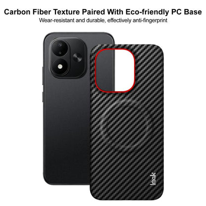 imak Ruiyi Series Red Ring Carbon Fiber Texture Magnetic Phone Case, For Redmi Note 17 4G / 5G Global 169.7mm, For Redmi Note 17 Pro 5G Global 163.5mm, For Redmi K100 Pro Max 5G / Poco F9 Ultra 5G, For Redmi K100 Pro 5G / Poco F9 Pro 5G                ...