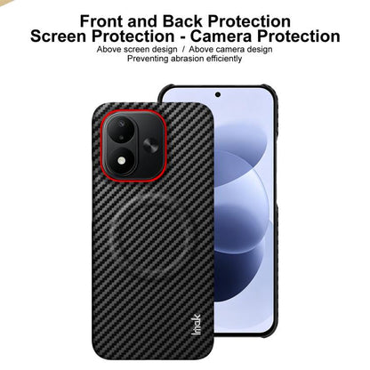 imak Ruiyi Series Red Ring Carbon Fiber Texture Magnetic Phone Case, For Redmi Note 17 4G / 5G Global 169.7mm, For Redmi Note 17 Pro 5G Global 163.5mm, For Redmi K100 Pro Max 5G / Poco F9 Ultra 5G, For Redmi K100 Pro 5G / Poco F9 Pro 5G                ...