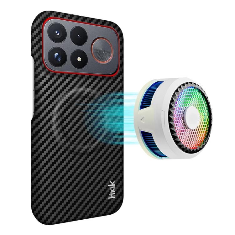 imak Ruiyi Series Red Ring Carbon Fiber Texture Magnetic Phone Case, For Redmi Note 17 4G / 5G Global 169.7mm, For Redmi Note 17 Pro 5G Global 163.5mm, For Redmi K100 Pro Max 5G / Poco F9 Ultra 5G, For Redmi K100 Pro 5G / Poco F9 Pro 5G                ...