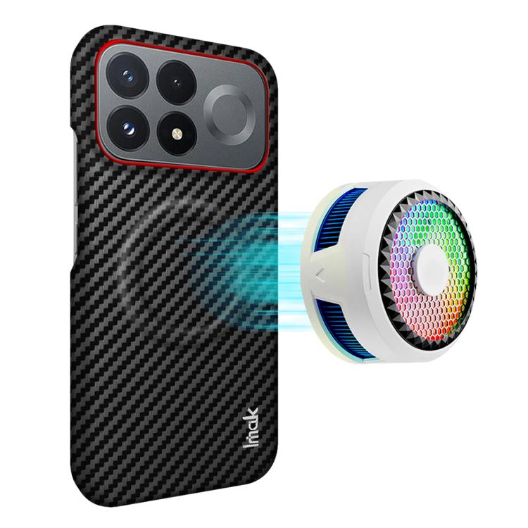 imak Ruiyi Series Red Ring Carbon Fiber Texture Magnetic Phone Case, For Redmi Note 17 4G / 5G Global 169.7mm, For Redmi Note 17 Pro 5G Global 163.5mm, For Redmi K100 Pro Max 5G / Poco F9 Ultra 5G, For Redmi K100 Pro 5G / Poco F9 Pro 5G                ...