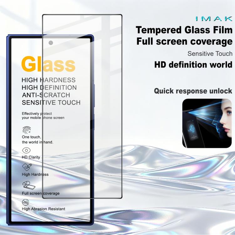 imak Full Coverage Tempered Glass Film, Phone Case Exclusive, For Galaxy Z Fold8 Ultra 5G