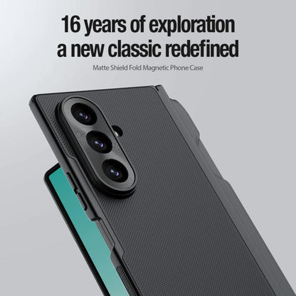 NILLKIN Frosted Fold PC + TPU MagSafe Magnetic Phone Case with Stylus, For Galaxy Z Fold8 Ultra 5G