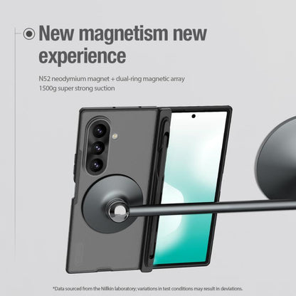 NILLKIN Frosted Fold PC + TPU MagSafe Magnetic Phone Case with Stylus, For Galaxy Z Fold8 Ultra 5G