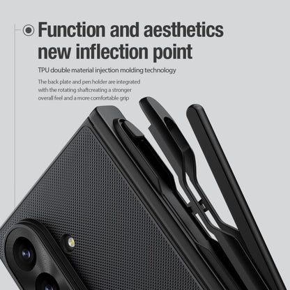 NILLKIN Frosted Fold PC + TPU MagSafe Magnetic Phone Case with Stylus, For Galaxy Z Fold8 Ultra 5G