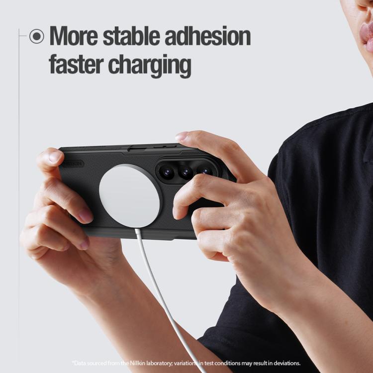 NILLKIN Frosted Fold PC + TPU MagSafe Magnetic Phone Case with Stylus, For Galaxy Z Fold8 Ultra 5G
