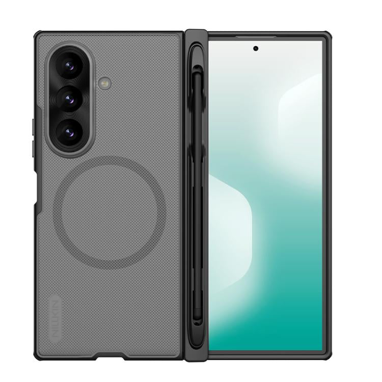 NILLKIN Frosted Fold PC + TPU MagSafe Magnetic Phone Case with Stylus, For Galaxy Z Fold8 Ultra 5G