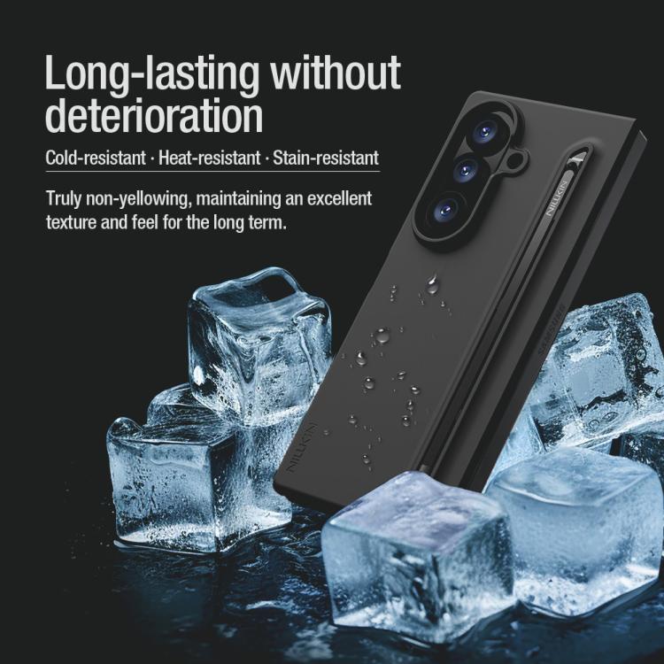 NILLKIN Fold Liquid Silicone PC Phone Case with Stylus, For Galaxy Z Fold8 Ultra 5G