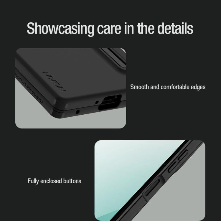 NILLKIN Fold Liquid Silicone PC Phone Case with Stylus, For Galaxy Z Fold8 Ultra 5G