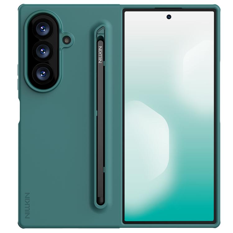 NILLKIN Fold Liquid Silicone PC Phone Case with Stylus, For Galaxy Z Fold8 Ultra 5G