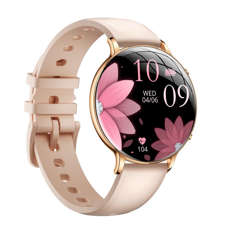 M201 1.32-inch Ultra-thin Curved Screen Women Smart Watch with Flashlight & IP68