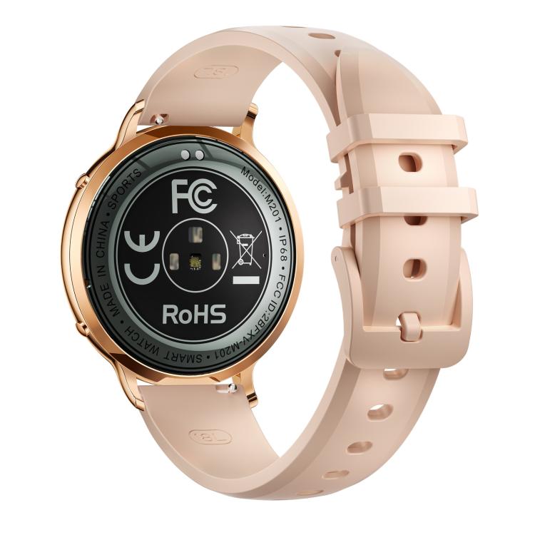 M201 1.32-inch Ultra-thin Curved Screen Women Smart Watch with Flashlight & IP68