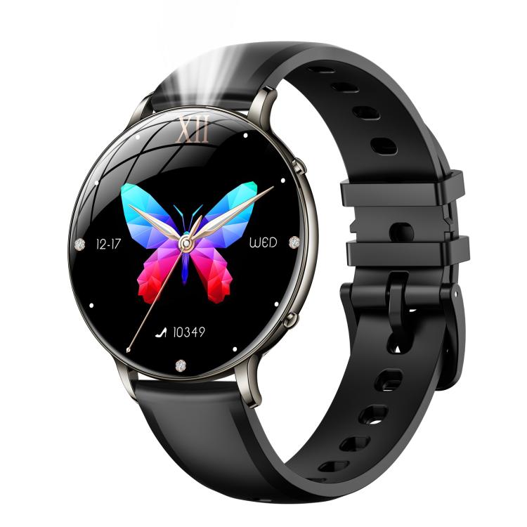 M201 1.32-inch Ultra-thin Curved Screen Women Smart Watch with Flashlight & IP68