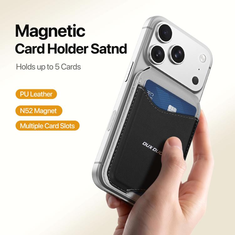DUX DUCIS ARCH Series Rhythmic Style RFID Blocking Magnetic Wallet Card Holder