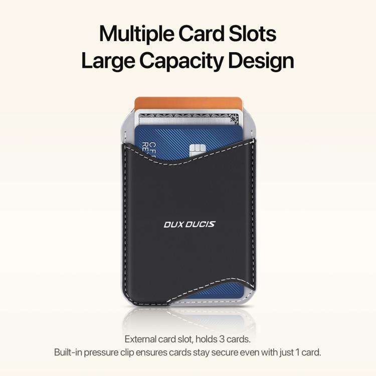 DUX DUCIS ARCH Series Rhythmic Style RFID Blocking Magnetic Wallet Card Holder