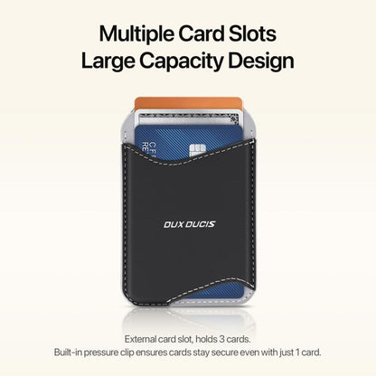 DUX DUCIS ARCH Series Rhythmic Style RFID Blocking Magnetic Wallet Card Holder