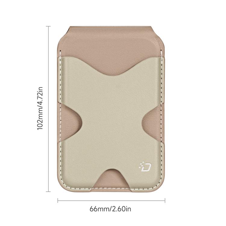 DUX DUCIS PAPO Series Butterfly Style RFID Blocking Magnetic Wallet Card Holder