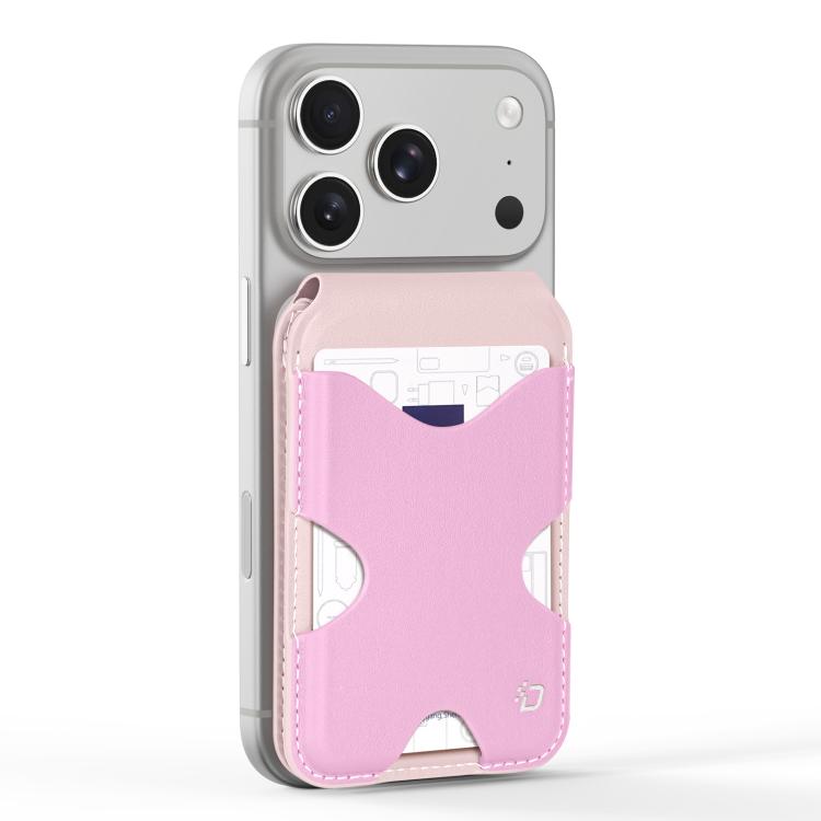 DUX DUCIS PAPO Series Butterfly Style RFID Blocking Magnetic Wallet Card Holder