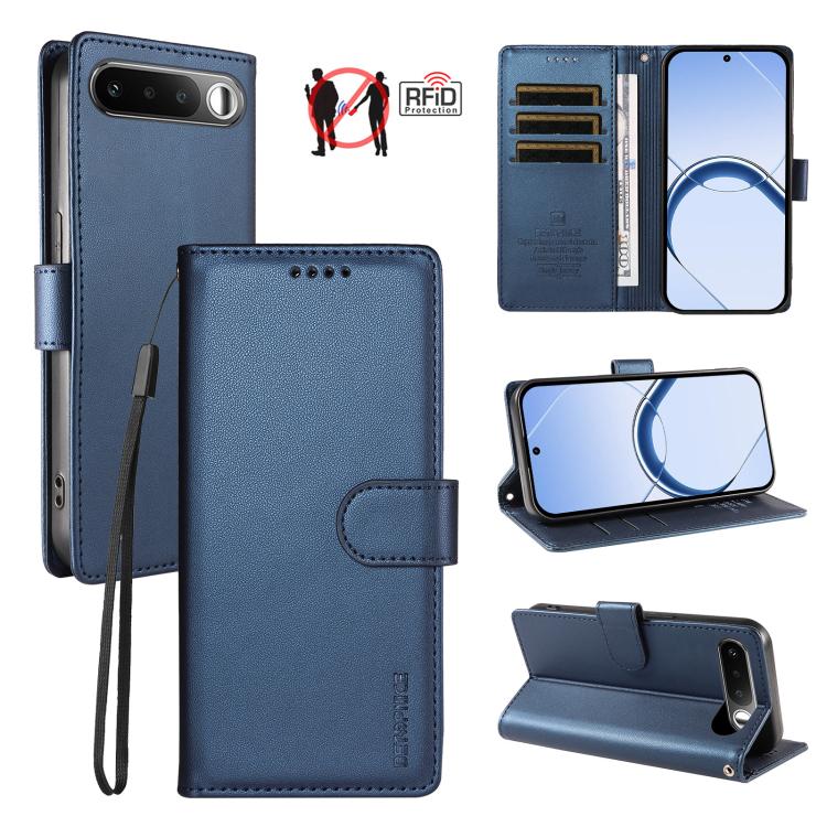 BETOPNICE Pearlescent RFID Vegan Leather Phone Case with Strap, For Realme Note 70 / 70T 4G / Note 80 4G, For Realme C83 5G / C85 5G / 15x 5G India, For Realme 16 5G, For Realme 16 Pro+ 5G, For Realme 16 Pro 5G, For Realme C85 Pro 4G                   ...
