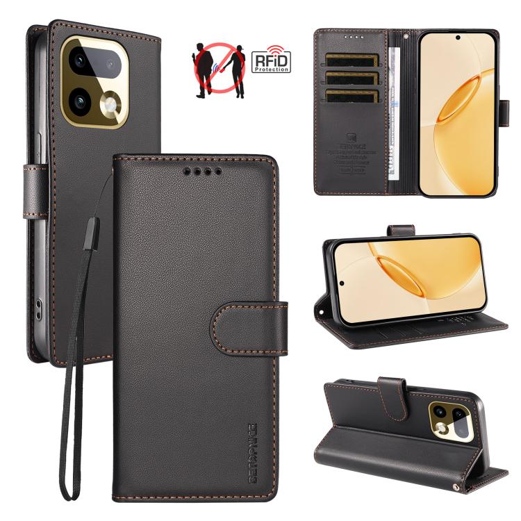 BETOPNICE Pearlescent RFID Vegan Leather Phone Case with Strap, For Realme Note 70 / 70T 4G / Note 80 4G, For Realme C83 5G / C85 5G / 15x 5G India, For Realme 16 5G, For Realme 16 Pro+ 5G, For Realme 16 Pro 5G, For Realme C85 Pro 4G                   ...