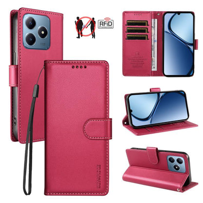 BETOPNICE Pearlescent RFID Vegan Leather Phone Case with Strap, For Realme Note 70 / 70T 4G / Note 80 4G, For Realme C83 5G / C85 5G / 15x 5G India, For Realme 16 5G, For Realme 16 Pro+ 5G, For Realme 16 Pro 5G, For Realme C85 Pro 4G                   ...