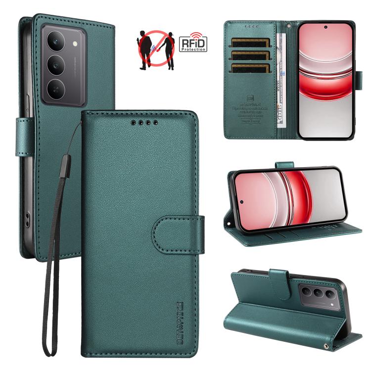BETOPNICE Pearlescent RFID Vegan Leather Phone Case with Strap, For Realme Note 70 / 70T 4G / Note 80 4G, For Realme C83 5G / C85 5G / 15x 5G India, For Realme 16 5G, For Realme 16 Pro+ 5G, For Realme 16 Pro 5G, For Realme C85 Pro 4G                   ...