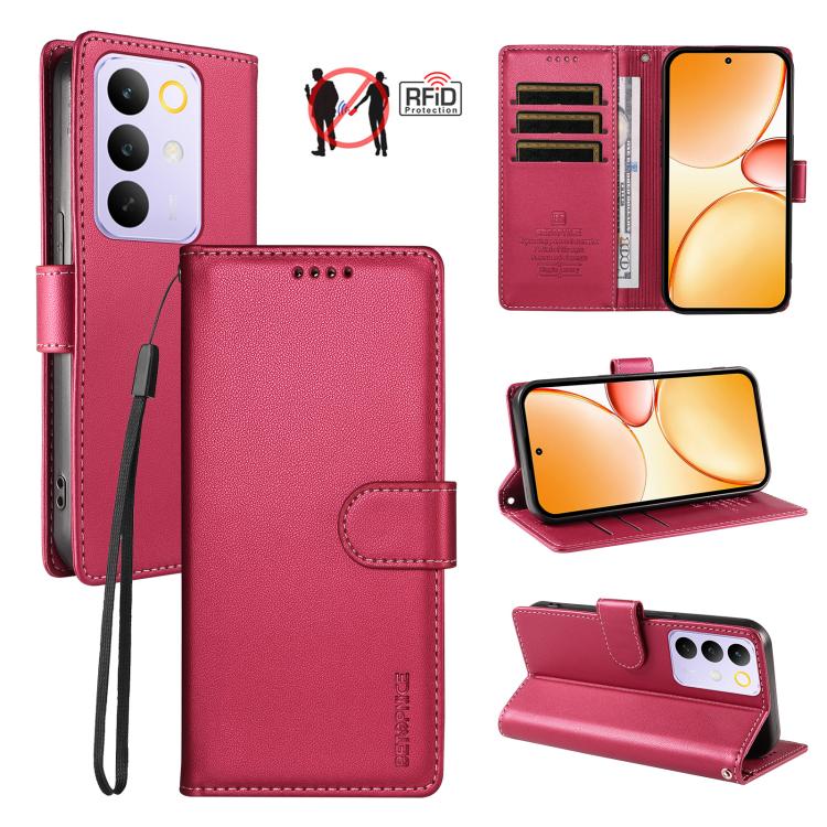BETOPNICE Pearlescent RFID Vegan Leather Phone Case with Strap, For Realme Note 70 / 70T 4G / Note 80 4G, For Realme C83 5G / C85 5G / 15x 5G India, For Realme 16 5G, For Realme 16 Pro+ 5G, For Realme 16 Pro 5G, For Realme C85 Pro 4G                   ...