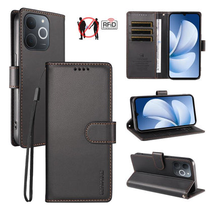 BETOPNICE Pearlescent RFID Vegan Leather Phone Case with Strap, For Realme P4R 5G / P4x 4G / C100 4G / C100i, For Realme Note 70 / 70T 4G / Note 80 4G, For Realme C83 5G / C85 5G / 15x 5G India, For Realme 16 5G, For Realme 16 Pro+ 5G                  ...
