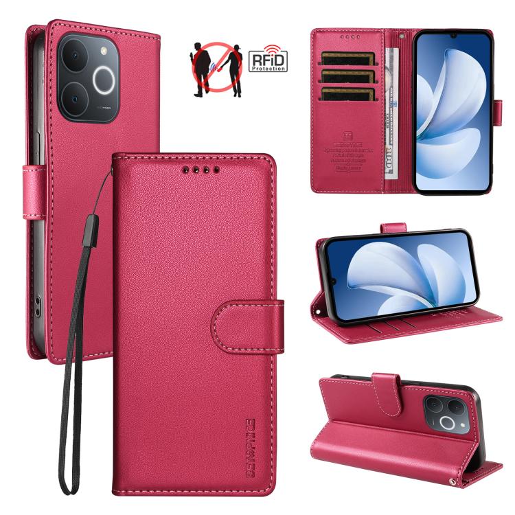BETOPNICE Pearlescent RFID Vegan Leather Phone Case with Strap, For Realme Note 70 / 70T 4G / Note 80 4G, For Realme C83 5G / C85 5G / 15x 5G India, For Realme 16 5G, For Realme 16 Pro+ 5G, For Realme 16 Pro 5G, For Realme C85 Pro 4G                   ...