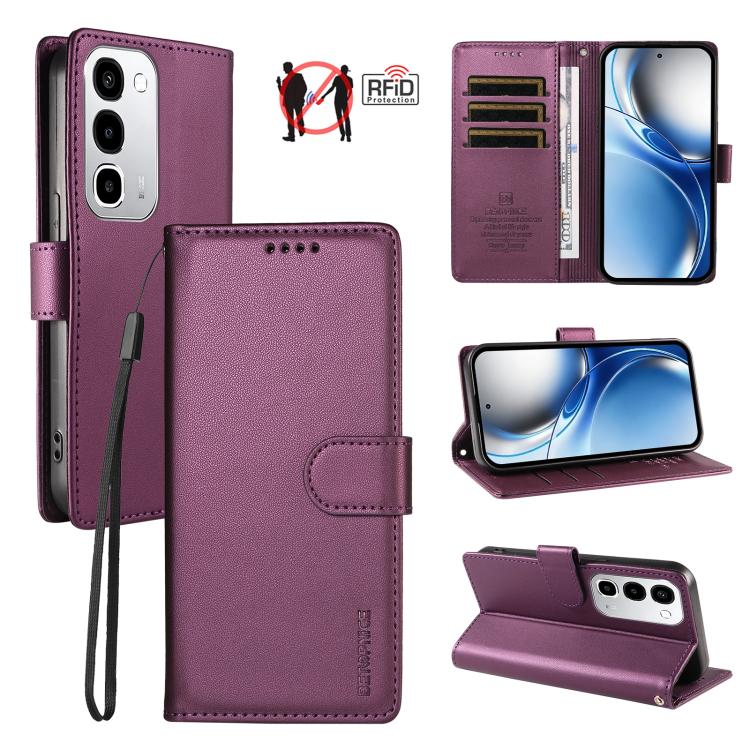 BETOPNICE Pearlescent RFID Vegan Leather Phone Case with Strap, For Realme P4R 5G / P4x 4G / C100 4G / C100i, For Realme Note 70 / 70T 4G / Note 80 4G, For Realme C83 5G / C85 5G / 15x 5G India, For Realme 16 5G, For Realme 16 Pro+ 5G                  ...