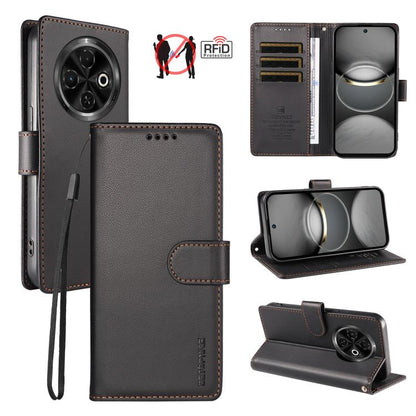 BETOPNICE Pearlescent RFID Vegan Leather Phone Case with Strap, For Tecno Spark 40 5G / Go 5G 2025, For Tecno Spark 40C, For Tecno Spark Go 1 / Pop 9, For Tecno Spark 30C 4G, For Tecno Spark Go 2024 / Spark 20