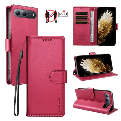 BETOPNICE Pearlescent RFID Vegan Leather Phone Case with Strap, For Tecno Spark 40 5G / Go 5G 2025, For Tecno Spark 40C, For Tecno Spark Go 1 / Pop 9, For Tecno Spark 30C 4G, For Tecno Spark Go 2024 / Spark 20