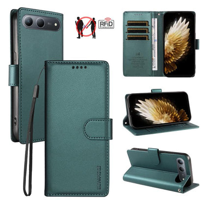 BETOPNICE Pearlescent RFID Vegan Leather Phone Case with Strap, For Tecno Spark 40 5G / Go 5G 2025, For Tecno Spark 40C, For Tecno Spark Go 1 / Pop 9, For Tecno Spark 30C 4G, For Tecno Spark Go 2024 / Spark 20