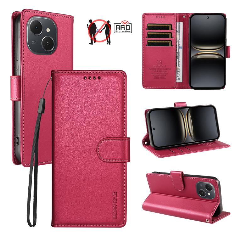 BETOPNICE Pearlescent RFID Vegan Leather Phone Case with Strap, For Tecno Spark 40 5G / Go 5G 2025, For Tecno Spark 40C, For Tecno Spark Go 1 / Pop 9, For Tecno Spark 30C 4G, For Tecno Spark Go 2024 / Spark 20