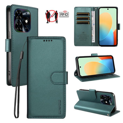 BETOPNICE Pearlescent RFID Vegan Leather Phone Case with Strap, For Tecno Spark 40 5G / Go 5G 2025, For Tecno Spark 40C, For Tecno Spark Go 1 / Pop 9, For Tecno Spark 30C 4G, For Tecno Spark Go 2024 / Spark 20