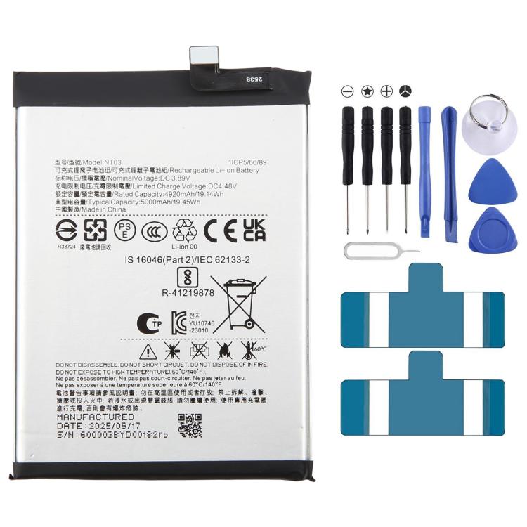 For Nothing Phone 2a / 2a Plus / CMF Phone 1 / Phone 3 /3a Lite 5000mAh NT03 Battery
