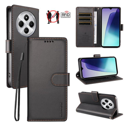 BETOPNICE Pearlescent RFID Vegan Leather Phone Case with Strap, For Redmi A5 4G 173.3mm, For Redmi Note 14S 4G / Note 13 Pro 4G, For Redmi K80 / K80 Pro / Poco F7 Pro 5G, For Redmi 14C / 14R / Poco M7 5G, For Redmi Note 14 4G 164.84mm                  ...