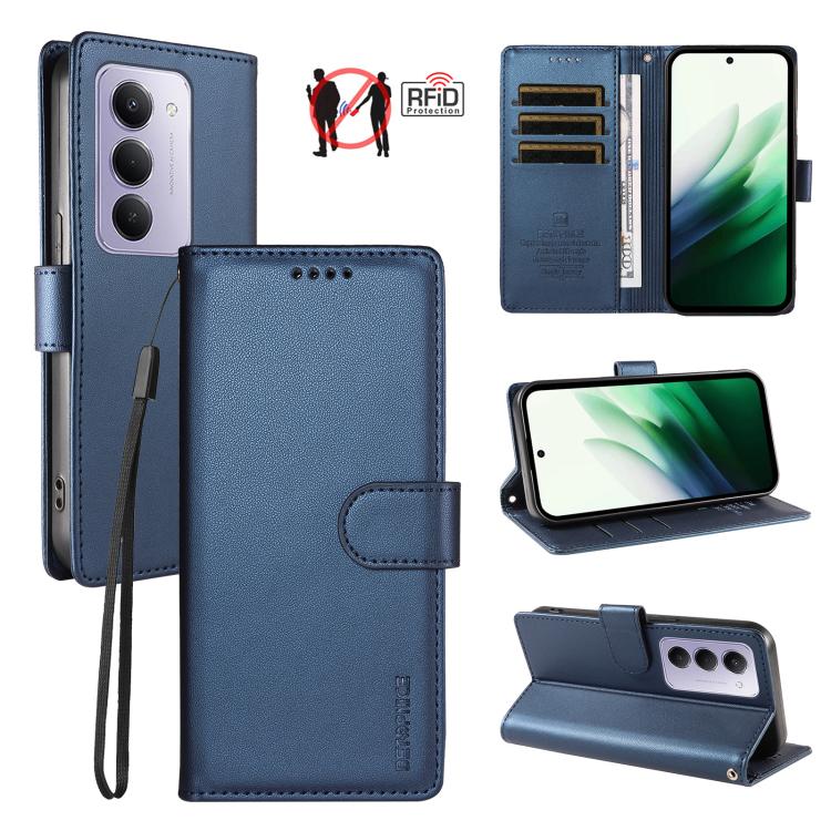 BETOPNICE Pearlescent RFID Vegan Leather Phone Case with Strap, For Redmi A7 4G / A5 4G 171.7mm / Poco C71, For Redmi A7 Pro 4G / 5G 171mm / Poco C85x 5G, For Redmi 15a 5G, For Redmi Turbo 5 Max 5G / Poco X8 Pro Max 5G                                  ...