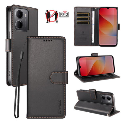 BETOPNICE Pearlescent RFID Vegan Leather Phone Case with Strap, For Redmi A7 4G / A5 4G 171.7mm / Poco C71, For Redmi A7 Pro 4G / 5G 171mm / Poco C85x 5G, For Redmi 15a 5G, For Redmi Turbo 5 Max 5G / Poco X8 Pro Max 5G                                  ...