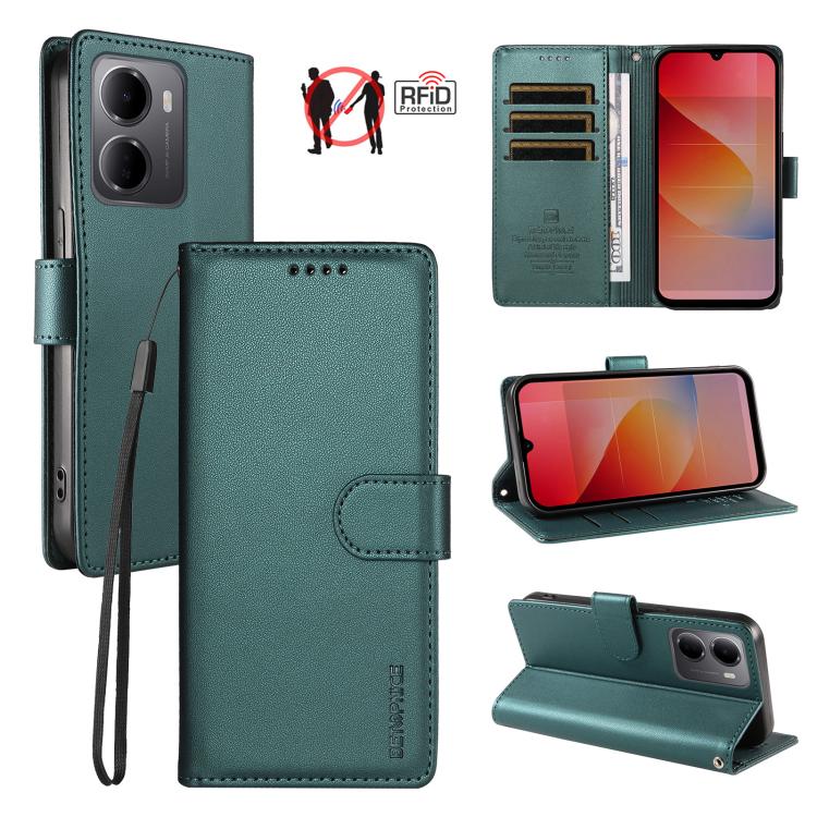 BETOPNICE Pearlescent RFID Vegan Leather Phone Case with Strap, For Redmi A7 4G / A5 4G 171.7mm / Poco C71, For Redmi A7 Pro 4G / 5G 171mm / Poco C85x 5G, For Redmi 15a 5G, For Redmi Turbo 5 Max 5G / Poco X8 Pro Max 5G                                  ...
