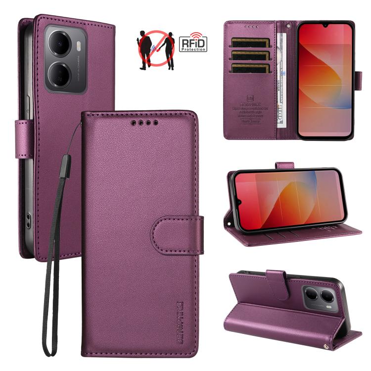 BETOPNICE Pearlescent RFID Vegan Leather Phone Case with Strap, For Redmi A7 4G / A5 4G 171.7mm / Poco C71, For Redmi A7 Pro 4G / 5G 171mm / Poco C85x 5G, For Redmi 15a 5G, For Redmi Turbo 5 Max 5G / Poco X8 Pro Max 5G                                  ...