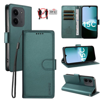 BETOPNICE Pearlescent RFID Vegan Leather Phone Case with Strap, For Redmi A7 4G / A5 4G 171.7mm / Poco C71, For Redmi A7 Pro 4G / 5G 171mm / Poco C85x 5G, For Redmi 15a 5G, For Redmi Turbo 5 Max 5G / Poco X8 Pro Max 5G                                  ...