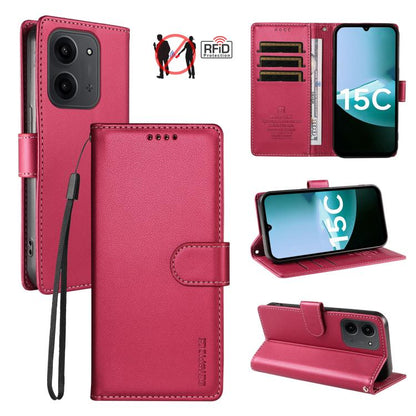 BETOPNICE Pearlescent RFID Vegan Leather Phone Case with Strap, For Redmi A7 4G / A5 4G 171.7mm / Poco C71, For Redmi A7 Pro 4G / 5G 171mm / Poco C85x 5G, For Redmi 15a 5G, For Redmi Turbo 5 Max 5G / Poco X8 Pro Max 5G                                  ...