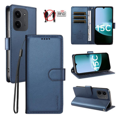 BETOPNICE Pearlescent RFID Vegan Leather Phone Case with Strap, For Redmi A7 4G / A5 4G 171.7mm / Poco C71, For Redmi A7 Pro 4G / 5G 171mm / Poco C85x 5G, For Redmi 15a 5G, For Redmi Turbo 5 Max 5G / Poco X8 Pro Max 5G                                  ...