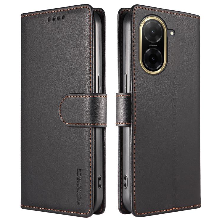 BETOPNICE Pearlescent RFID Vegan Leather Phone Case with Strap, For Redmi A5 4G 173.3mm, For Redmi Note 14S 4G / Note 13 Pro 4G, For Redmi K80 / K80 Pro / Poco F7 Pro 5G, For Redmi 14C / 14R / Poco M7 5G, For Redmi Note 14 4G 164.84mm                  ...