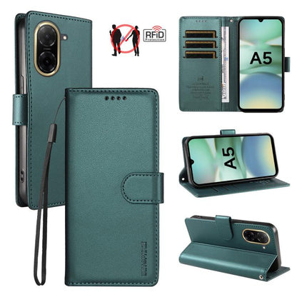 BETOPNICE Pearlescent RFID Vegan Leather Phone Case with Strap, For Redmi A5 4G 173.3mm, For Redmi Note 14S 4G / Note 13 Pro 4G, For Redmi K80 / K80 Pro / Poco F7 Pro 5G, For Redmi 14C / 14R / Poco M7 5G, For Redmi Note 14 4G 164.84mm                  ...