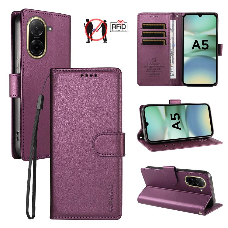 BETOPNICE Pearlescent RFID Vegan Leather Phone Case with Strap, For Redmi A5 4G 173.3mm, For Redmi Note 14S 4G / Note 13 Pro 4G, For Redmi K80 / K80 Pro / Poco F7 Pro 5G, For Redmi 14C / 14R / Poco M7 5G, For Redmi Note 14 4G 164.84mm                  ...